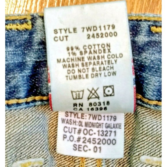 Lucky Brand Lody Straight Regular Length 14/32 - Picture 6 of 6